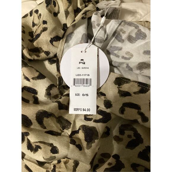 New. PQ Leopard Sarong. O/S. Retails $94 - Picture 7 of 7